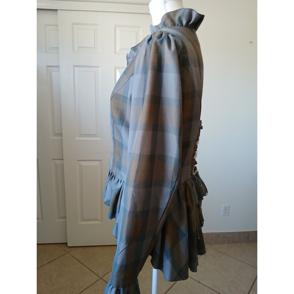 Hot Topic Outlander Mackenzie Peplum Plus Corset Cosplay Blazer Jacket Large - Picture 8 of 16